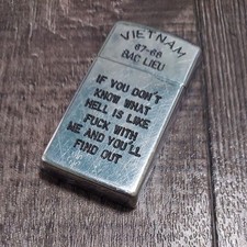 Zippo Vietnam Slim Map Lighter