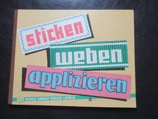 Sticken,Weben,Applizieren-Bast