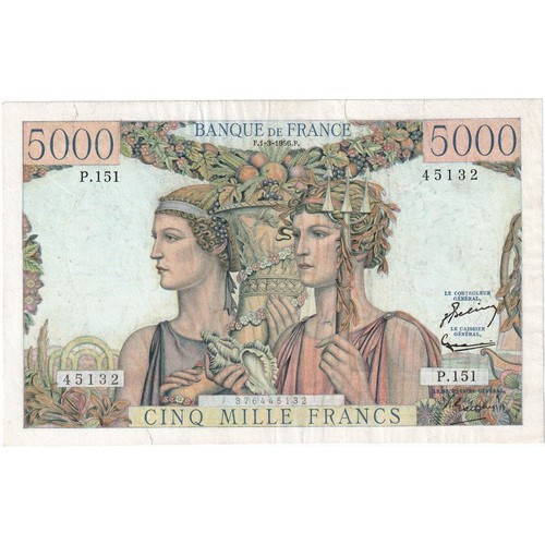 Frankreich 5000 francs - 5000, francs,