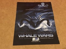 PEEP32 MAGAZIN WERBUNG 11 X 8" WHALE WARS TV-SHOW AUF DEM TIERPLANETEN