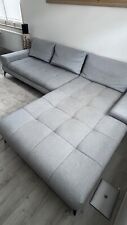 sofa mit schlaffunktion l form Carry Home Grau
