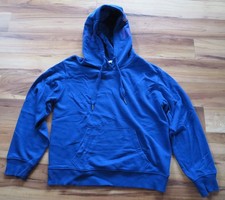 Kapuzen-Sweatshirt Esprit Damen Gr. M blau mit Aufdruck auf der Kapuze