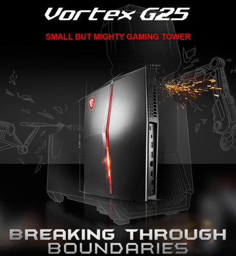 Msi vortex g25 compact gaming - compact,
