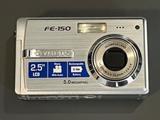 Olympus Digitalkamera digital Kamera FE-150 silber Digi Cam Kompaktkamera