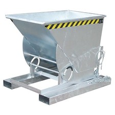 Kippbehälter mit Abrollsystem