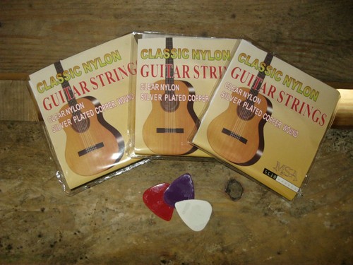Nylon gitarrensaiten drei satz - nylon-gitarrensaiten-drei,