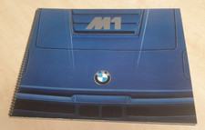 BMW M1 Original Prospekt groß (blau)