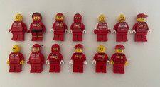 LEGO 13 Rennfahrer z.B. von Ferrari / Minifiguren / Konvolut / Sammlung