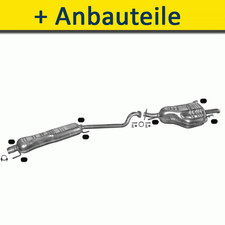 Auspuff Auspuffanlage für OPEL ASTRA G FLIEßHECK 2.0 D 100/82PS 1998-2004