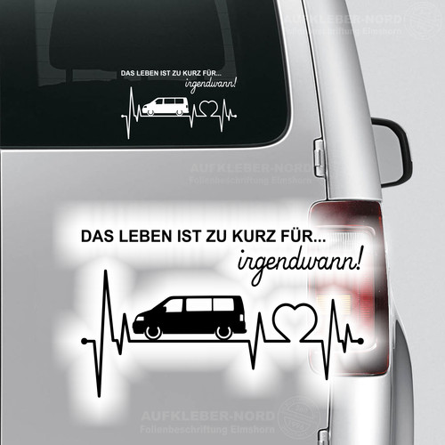 Herzschlag bus 20cm das leben - bus,