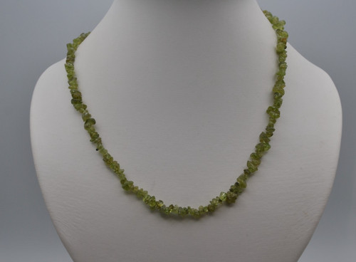 Peridot splitterkette grün - peridot,