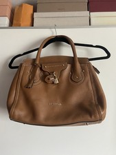 Neu Cromia Tasche Braun Cognac Handtasche Leder H 27 B 33 T 11