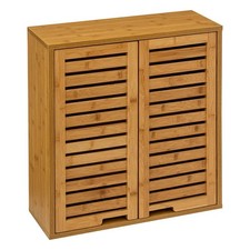 Wandschrank Badschrank Bambus