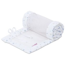 Nestchen Mesh-Piqué / Bettumrandung für Beistellbett / Stoßschutz für Baby Be...
