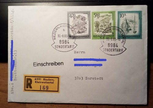 Brief einschreiben stempel - brief,