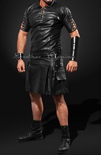 Lederkilt Schottenrock Kilt
