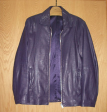 Klassische Lederjacke weiches