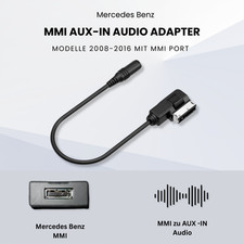 MMI auf AUX-IN Kabel 3,5 mm Klinke Adapter Mercedes Benz Multi Media Interface