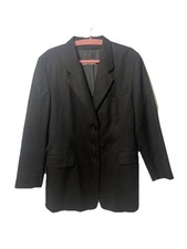 Schwarzes Sakko Jacke Kandis&Kandismann Gr 50 Herren Lang 100% Schurwolle