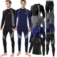 2er Herren Thermounterwäsche Bequeme Herbst Winter Warm Unterwäsche BaselayerSet