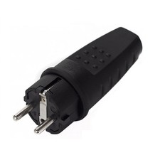 Gummistecker Schuko 16A 230V