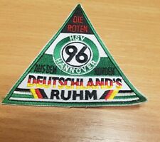 Rarität Aufnäher/Patch Hannover 96/ Aufnäher/10×9cm 