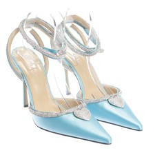 Slingbacks Mach & Mach Blau Metallic 39 EUR