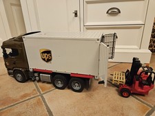 Bruder UPS Anhänger Wechselbrücke LKW Lastwagen Logistik 03581 Container Auswahl