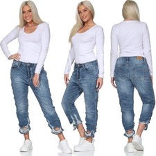 Damen Baggy Jeans Mid Rise