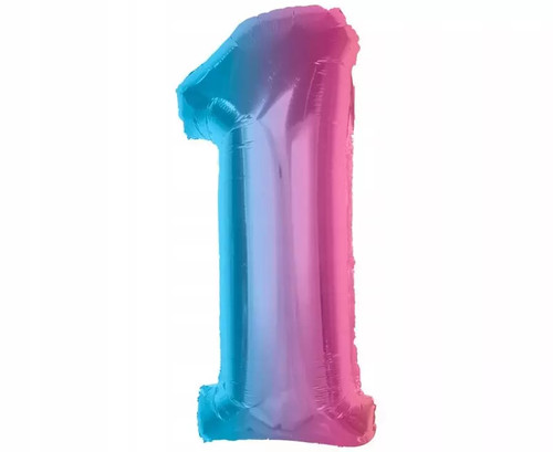 Balon foliowy smart cyfra 1 - balon,