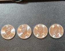 4 x 1 Oz Unze original  Silber