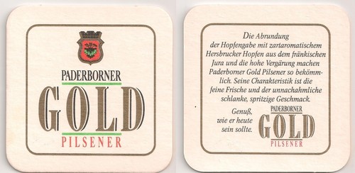Paderborner alter bierdeckel - alter,
