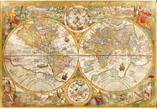 Puzzle (2000 T.) Alte Weltkarte (Clementoni) NEU/OVP