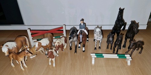 Schleich pferde reiter set - pferde,