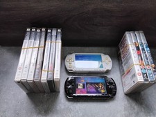 Playstation PSP Portable Konsole Bundle X2 Konsolen Spiele und Filme