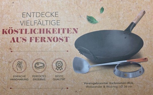 Krustenzauber 36cm wokpfanne - 36cm,
