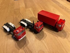 HERPA Feuerwehr H0 1:87 3 x LKW für Bastler unvollständig ohne OVP (H)