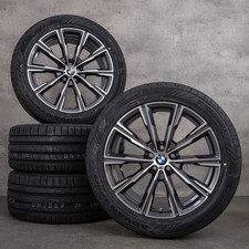 BMW X5 X6 20 Zoll Felgen G05 G06 Sommer Styling 740 M 8071996 Orbitgrau