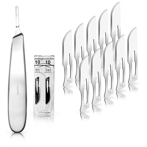 Set aus skalpellklingen - 10, x
