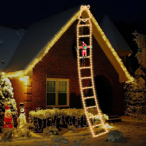 Kletternder weihnachtsmann - kletternder,