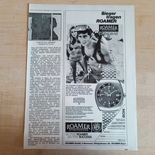 Roamer Stingray 1968 Vintage Werbung Anzeige Reklame Advert yellowed_vintagead