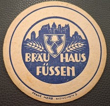 Alter Bierdeckel --- Brauhaus Füssen