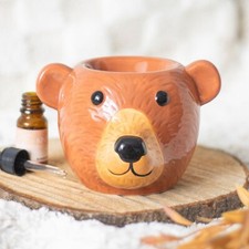 Ölbrenner in Bärenform niedlich skurril Teddy Wachswärmer Tier Wildtiere Geschenk