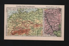 Landkarte map 1934: Deutsches