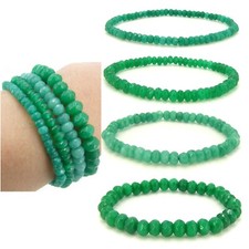 Smaragd Armband Stretch Damen