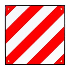 Warntafel Anhänger Spanien&Italien 2 in1 PKW Warntafeln 50x50cm Gepäckträger DE