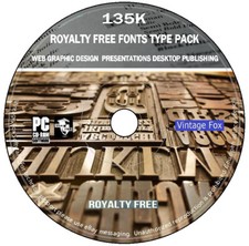 135k royalty free fonts - royalty,