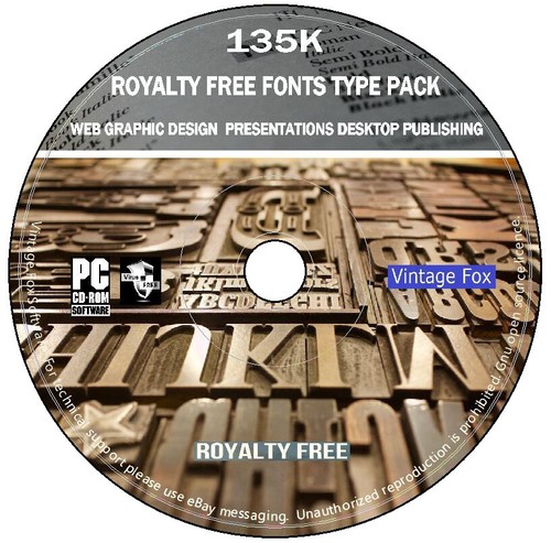 135k royalty free fonts - royalty,