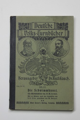 Altes buch die schwimmkunst - altes,