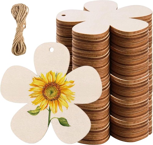 Holzblumen zum bemalen 5cm - holzblumen,